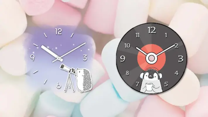 Analog clock widget ANIMALLIFE android App screenshot 5